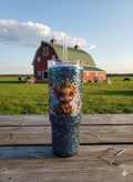 Baby Cow Snowglobe tumbler